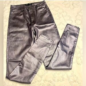 Vintage JC & JQ XL High Rise Metallic Jeans #S11